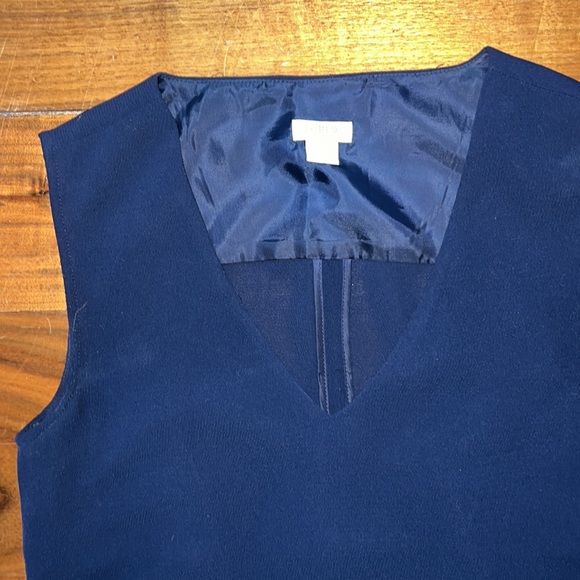 J Crew Navy Dress Size 0 - Picture 2 of 10